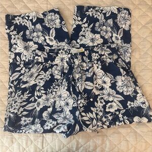 C&C California Floral Linen Pants